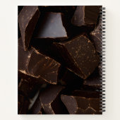 Persoonlijk Rijke Chocolade Ontwerp Notitieboek (Achterkant)
