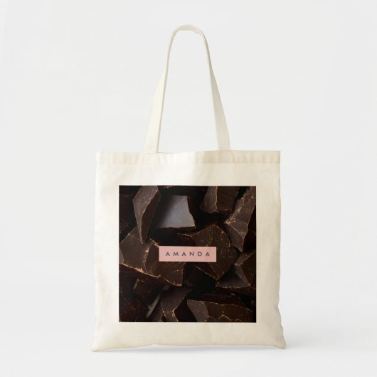 Persoonlijk Rijke Chocolade Ontwerp Tote Bag (Voorkant)