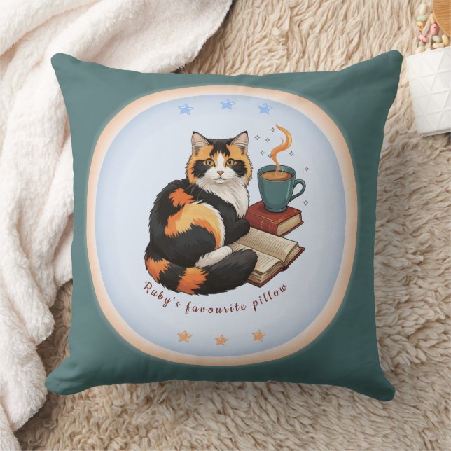 Persoonlijk Robijnen Kat Magisch Knus Lees Kussen (Deken)