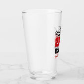 Persoonlijk Rode Afstudeerfeest Klas van 2026 Glas (Rechts)
