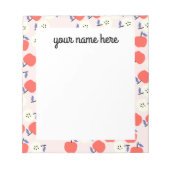 Persoonlijk Rode Apple Notitieblok (Voorkant)