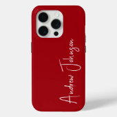 Persoonlijk Rode Case-Mate iPhone Case (Achterkant)