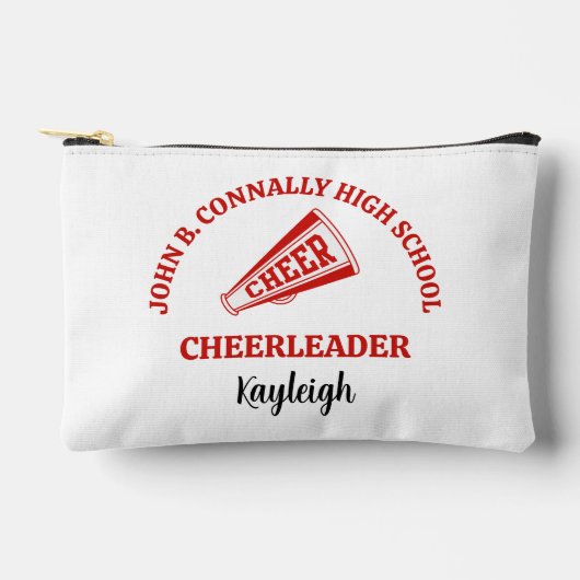 Persoonlijk Rode Cheerleader Hoge School Etui (Voorkant)