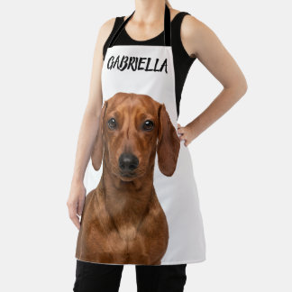 Persoonlijk Rode Dachshund Foto Honden Foto Schort