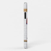 Persoonlijk Rode en Blauwe Football Voetbal Jersey Case-Mate iPhone Case (Achterkant/rechts)