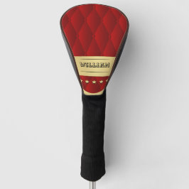 Persoonlijk Rode Faux Tufted Golf Head-Hoesje Golfheadcover