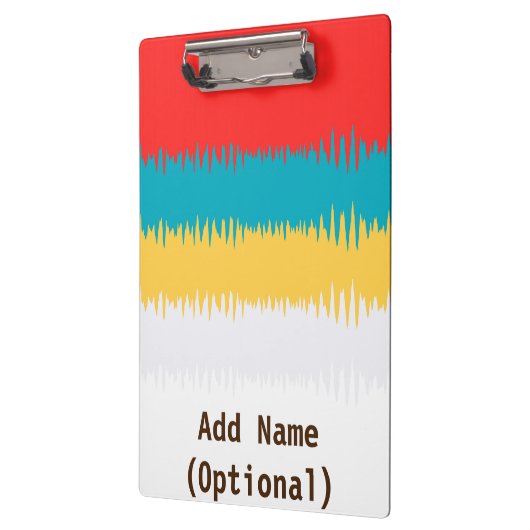 Persoonlijk rood Blauw Geel Grijs Grijs KUT Klembord (Links)