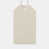 Persoonlijk roomkleurig handgemaakt label cadeaulabel (Achterkant)