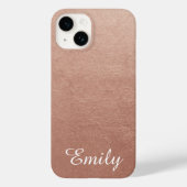 Persoonlijk Roos Gold Foil-fotoeffect Case-Mate iPhone Case (Achterkant)