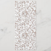 Persoonlijk Roos Gold Marble Bladwijzer (Achterkant)