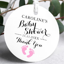 Persoonlijk Roze Baby Meisje Baby shower