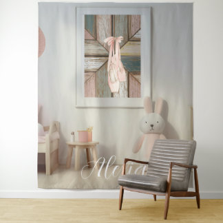 Persoonlijk Roze Ballet Dansstudio Achtergrondsche Wandkleed