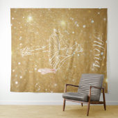 Persoonlijk Roze Ballet Dansstudio Achtergrondsche Wandkleed (In Situ (horizontaal))