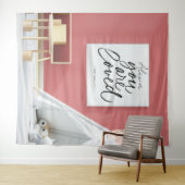 Persoonlijk Roze Ballet Dansstudio Achtergrondsche Wandkleed (In Situ (horizontaal))