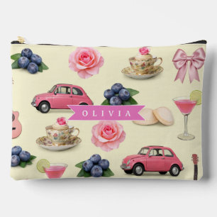 Persoonlijk Roze Cocktail Lint met een Cute Coquet Etui