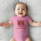 Persoonlijk Roze Cool Zoals Papa Romper