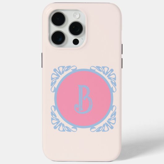 Persoonlijk roze en blauw  Case-Mate iPhone case (Achterkant)