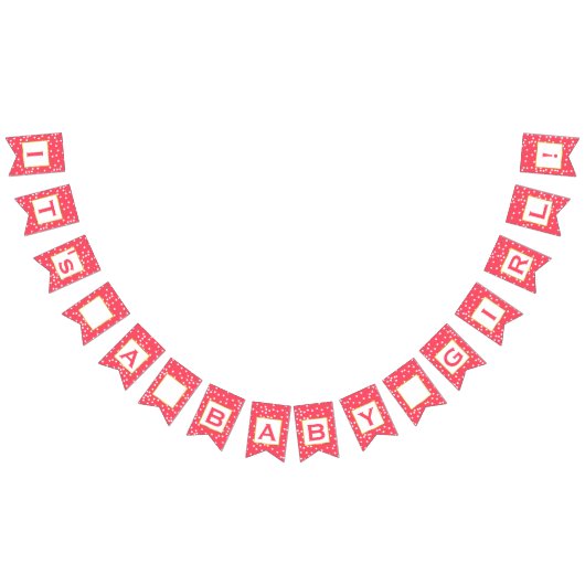 Persoonlijk roze en gouden hond vlaggetjes (Alle)