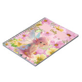 Persoonlijk Roze Fee Schrijf & Teken Verhaal Journ Notitieboek (Linkerzijde)