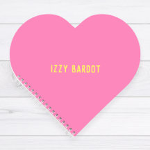 Persoonlijk Roze Hart Notitieboek