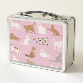 Persoonlijk Roze Kattendessin Geschenk Kat Liefheb (Achterkant)