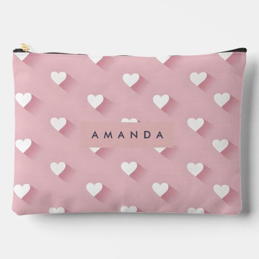Persoonlijk Roze Kawaii Zachthartje Etui (Voorkant)