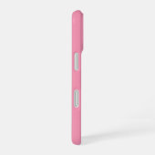 Persoonlijk Roze Monogram iPhone 16 Hoesje (Rechterkant)