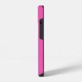 Persoonlijk Roze Monogram iPhone Hoesje (Linkerkant)