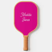 persoonlijk roze pickle ball-paddle pickleball paddle (Achterkant)