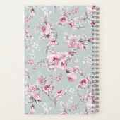 Persoonlijk Roze Vintage Rozen Notitieboek Journal (Achterkant)