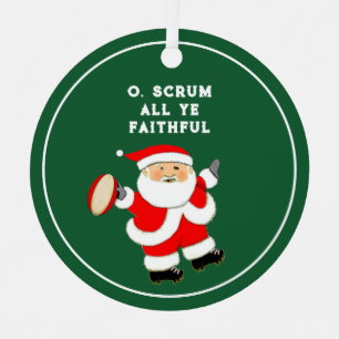 Persoonlijk Rugby Kerst Collectieartikel Metalen Ornament