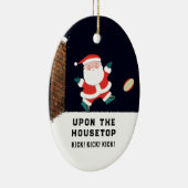 Persoonlijk Rugby-verzamelobject keramiek ornament (Rechts)