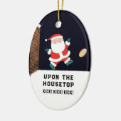 Persoonlijk Rugby-verzamelobject keramiek ornament (Links)