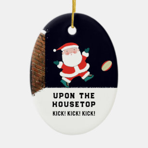 Persoonlijk Rugby-verzamelobject keramiek ornament