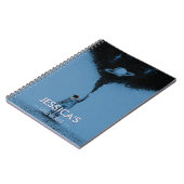 Persoonlijk ruimte-astronautenschrift notitieboek (Linkerzijde)