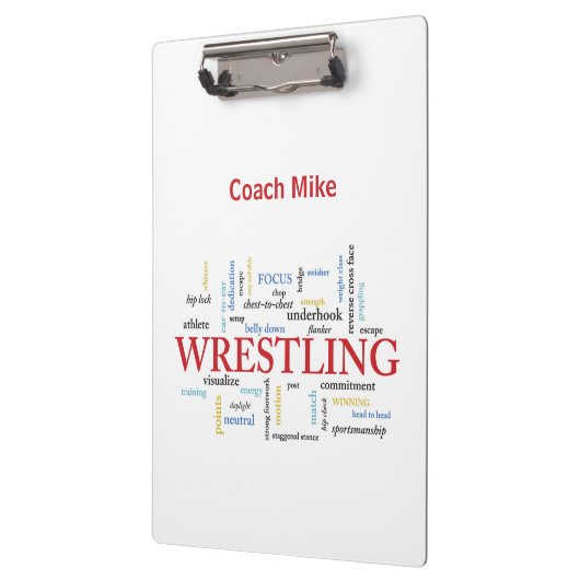 Persoonlijk, rustelende coach Dank je in woorden Klembord (Links)