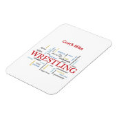 Persoonlijk, rustelende coach Dank je in woorden Magneet (Linkerzijde)