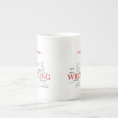 Persoonlijk, rustelende coach Dank je in woorden Porselein Kop (Voorkant)