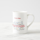 Persoonlijk, rustelende coach Dank je in woorden Porselein Kop (Rechts)