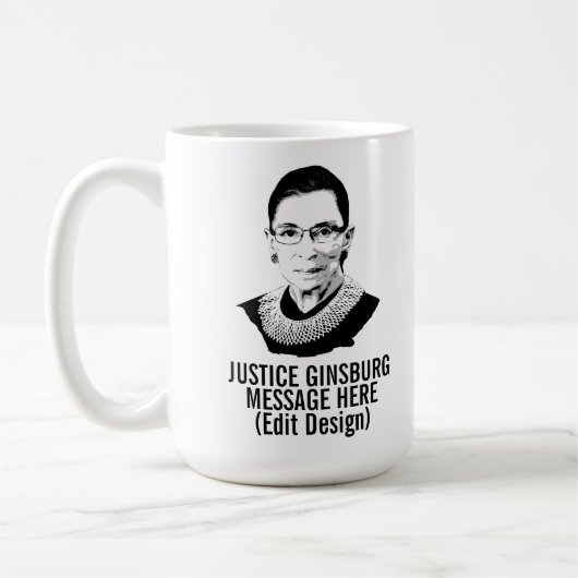 Persoonlijk RUTH BADER GINSBURG Koffiemok (Links)