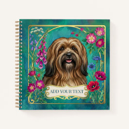 Persoonlijk Sable Lhasa Apso Vierkant Notitieboek