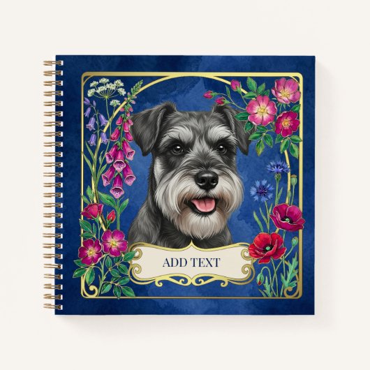 Persoonlijk Salz & Pfeffer Schnauzer Notitieboek (Voorkant)