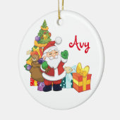 Persoonlijk Santa Ornament (Links)