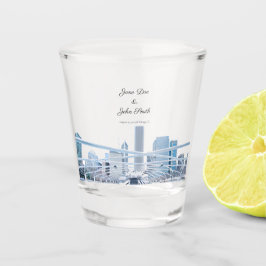Persoonlijk schaakglas van Chicago Shot Glas