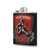 Persoonlijk Schaats Winkelen Grab Trick Skateboard Heupfles (Links)