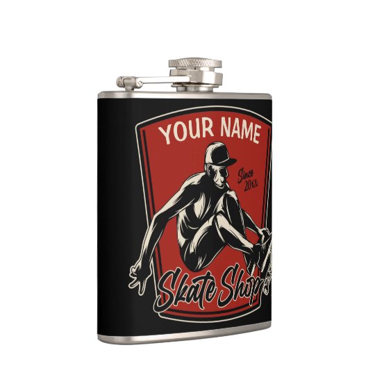 Persoonlijk Schaats Winkelen Grab Trick Skateboard Heupfles (Rechts)