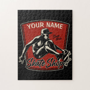 Persoonlijk Schaats Winkelen Grab Trick Skateboard Legpuzzel