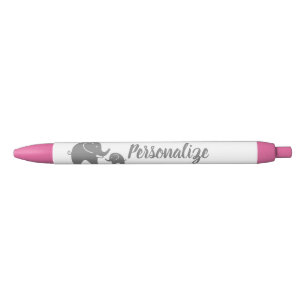 Persoonlijk schattig baby shower blauwe inkt pen