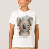 Persoonlijk schattig Koala T-shirt (Voorkant)
