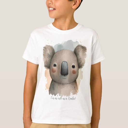 Persoonlijk schattig Koala T-shirt (Voorkant)
